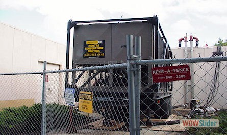 Fencing around equipment #3