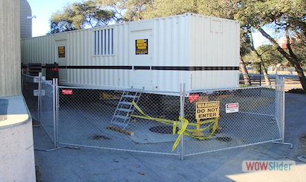 Fencing around equipment at Sanford University Pic #1