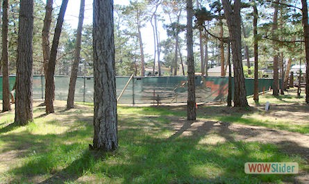 Fencing at Construction site at Pebble Beach