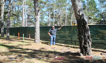 Fencing at Pebble Beach Monterey