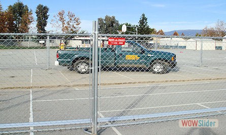 Picture of fence for Granite Construciton